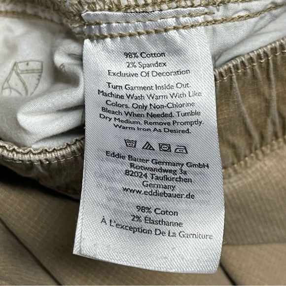 Eddie Bauer Men's Regular Fit Top Out Ripstop Tan Hiking Pants Size 2XL Outdoors - Picture 8 of 8